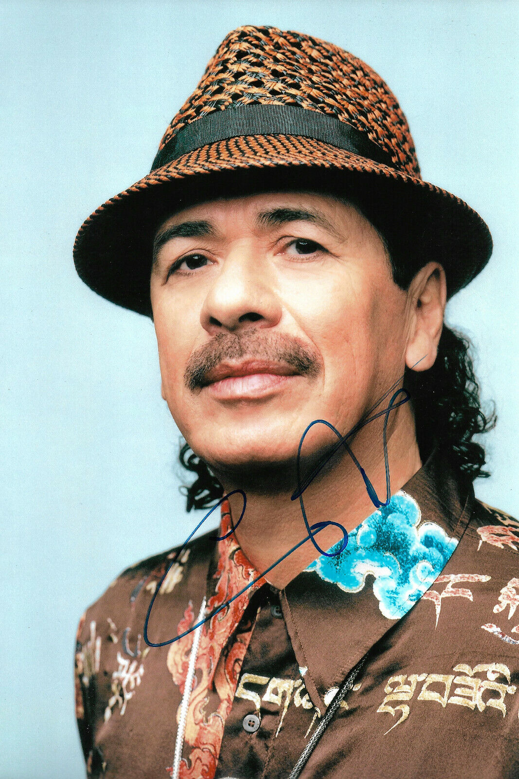 Carlos Santana signed 8x12 inch Photo Poster painting autograph ACOA