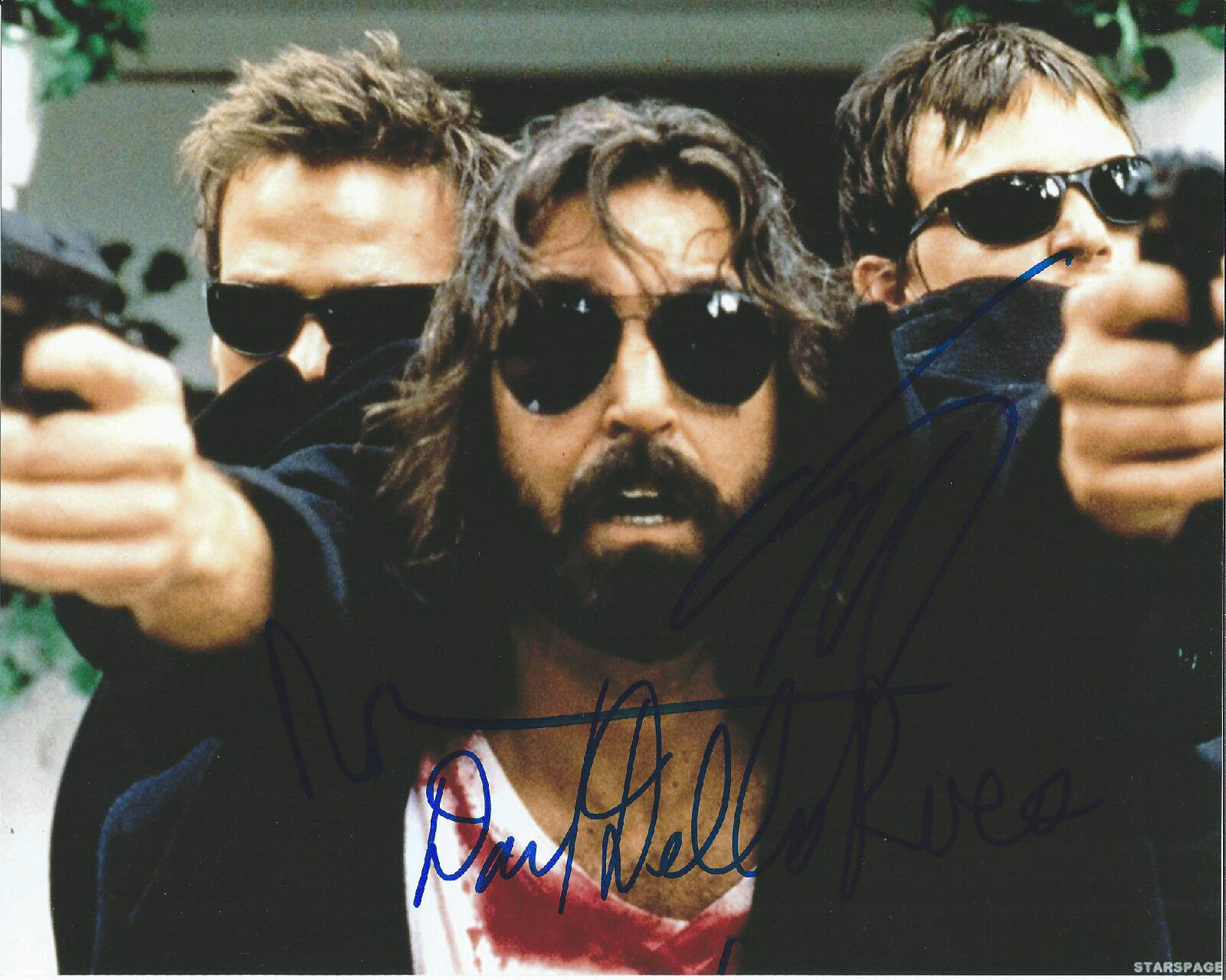 NORMAN REEDUS SEAN PATRICK FLANERY DAVID ROCCO SIGNED BOONDOCK SAINTS 8X10 Photo Poster painting