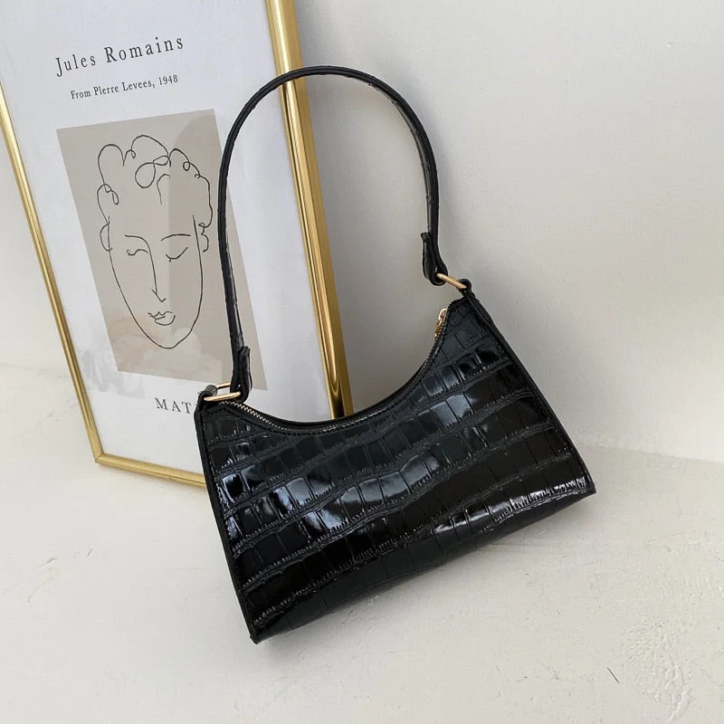 Retro Casual Women's Totes Shoulder Bag Fashion Exquisite Shopping Bag PU Leather Chain Handbags for Women 2022 Wholesale