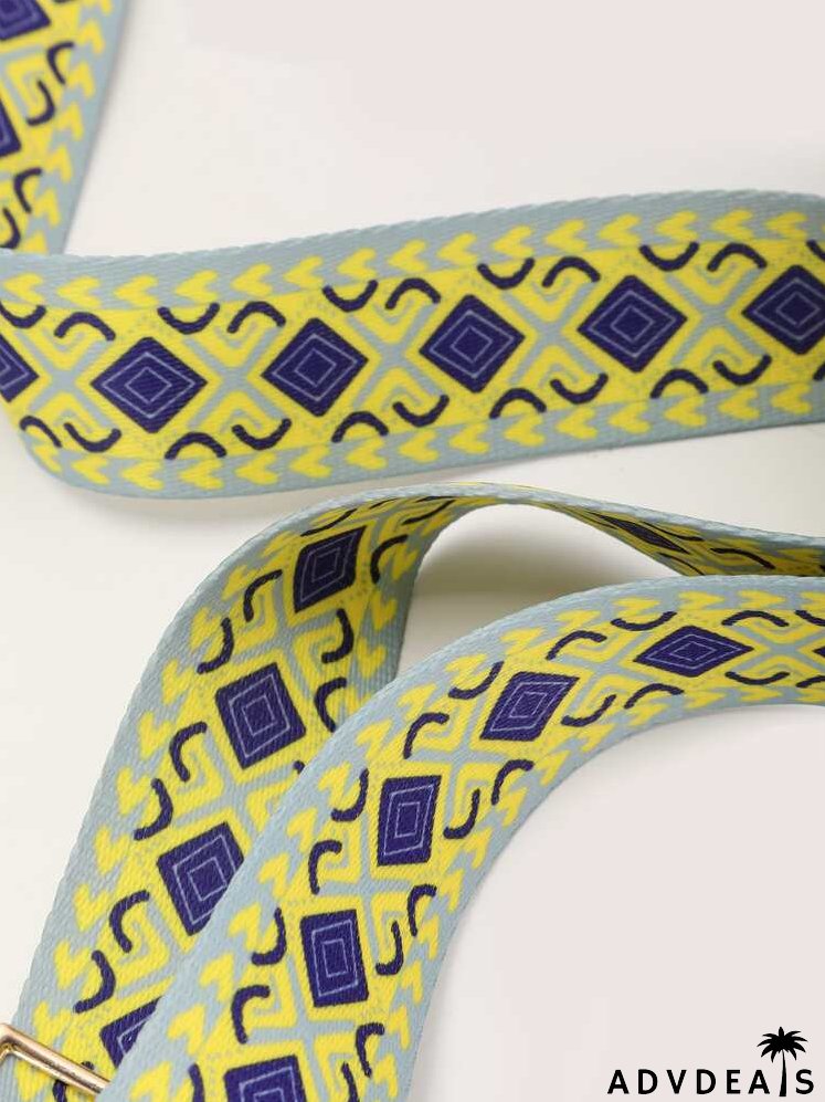 Geometric Pattern Bag Strap