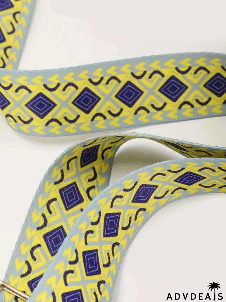 Geometric Pattern Bag Strap