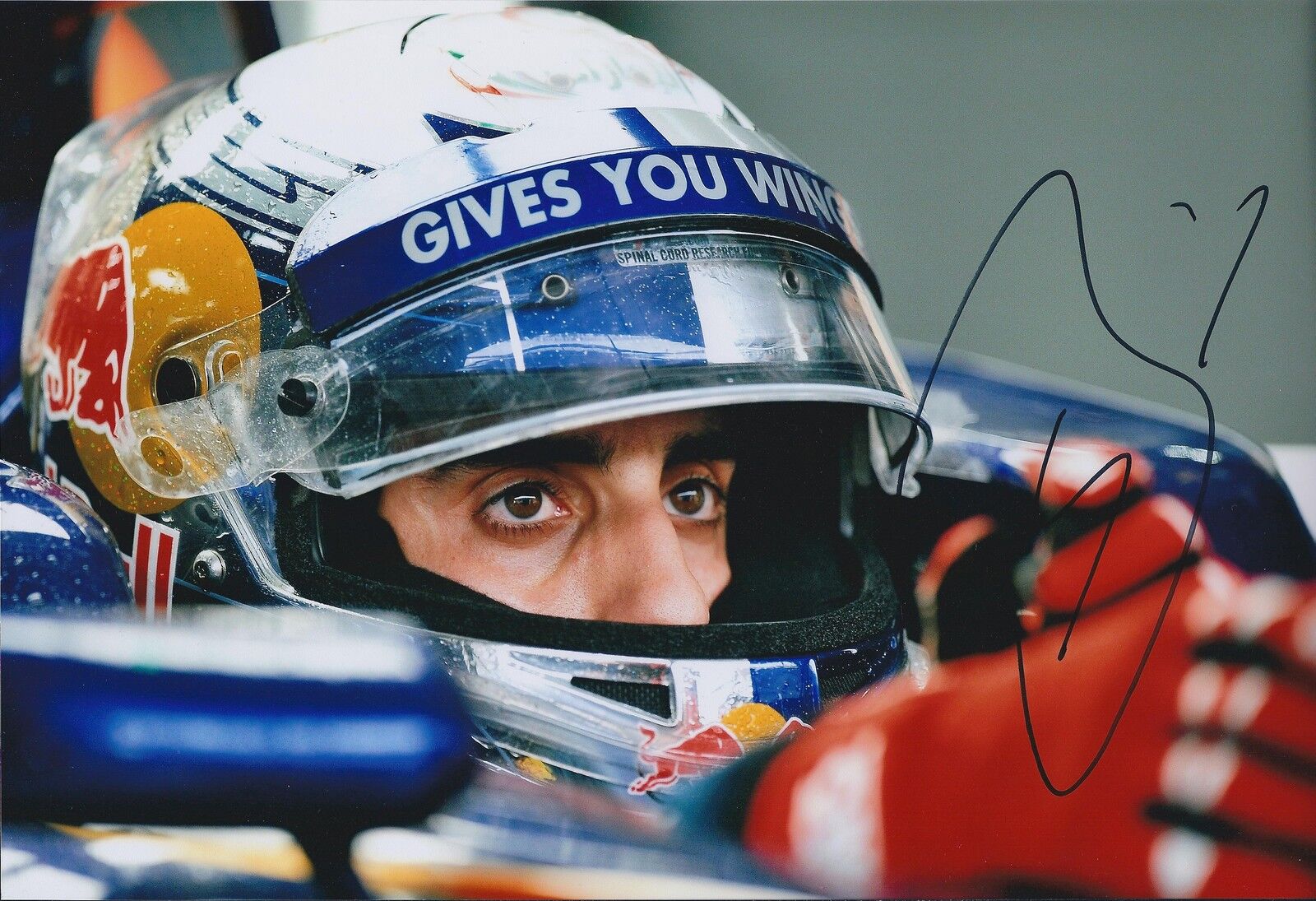 Sebastien Buemi SIGNED Autograph Toro Rosso Driver 12x8 Photo Poster painting AFTAL COA F1