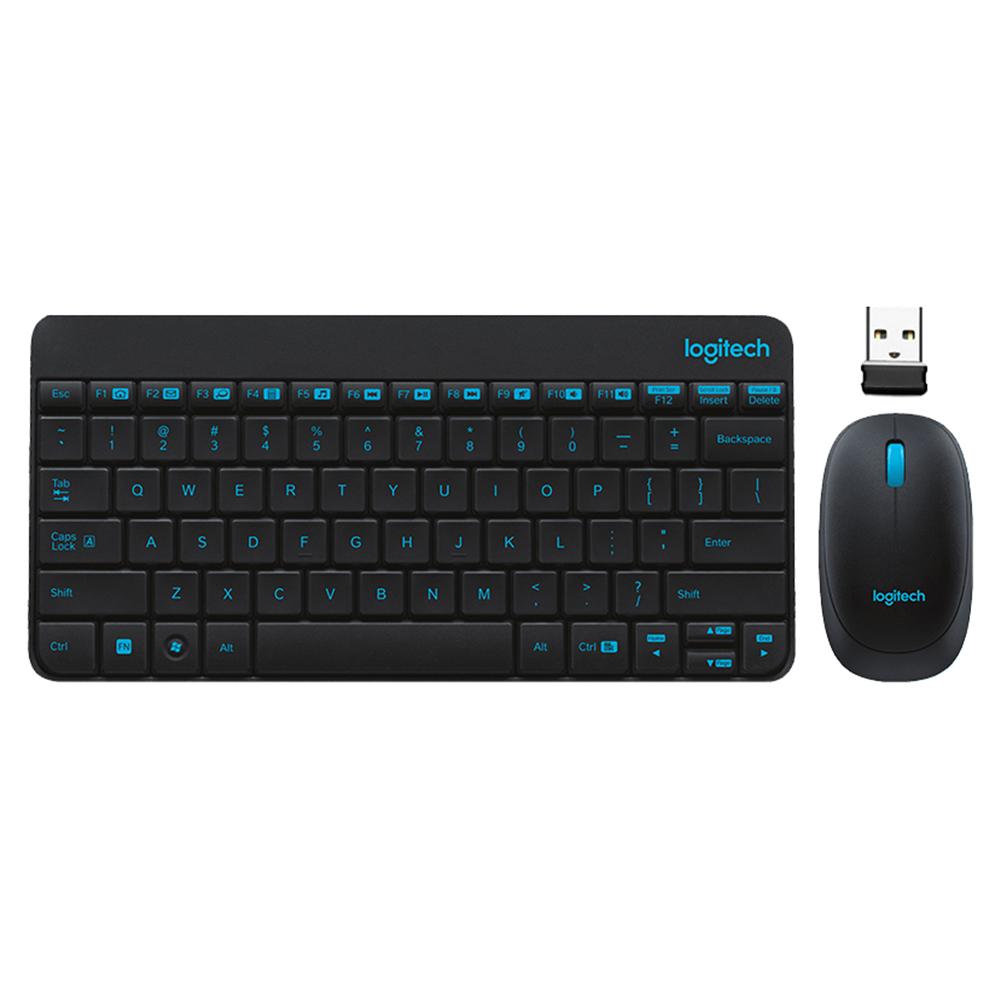 

Logitech MK245 USB Nano Wireless 1000DPI Mini Keyboard Mouse Set (Black), 501 Original