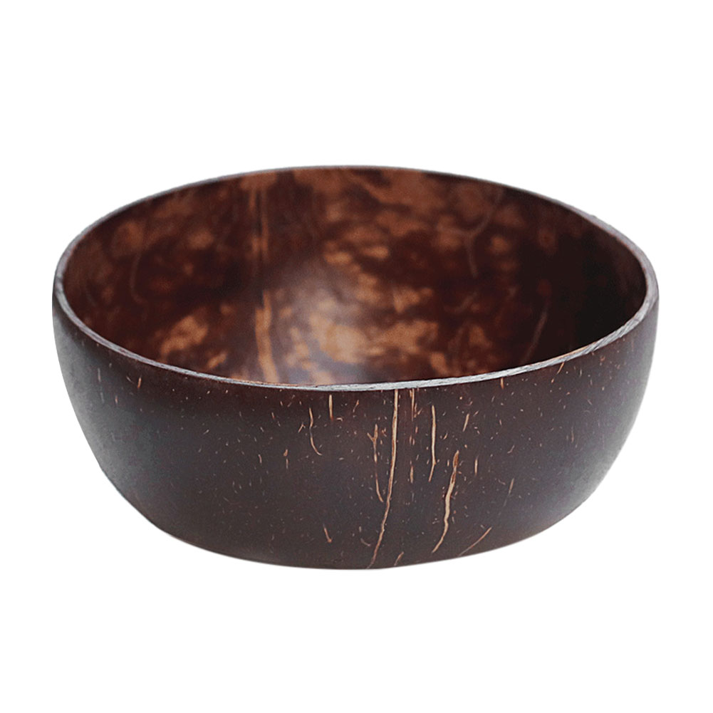 

Coconut Shell Bowls Rice Noodles Fruit Bowl Kitchen Food Container Decors, 501 Original