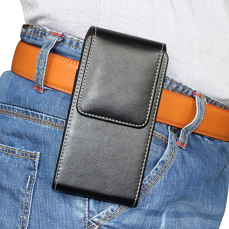Universal Portable Leather Belt Bag For Men