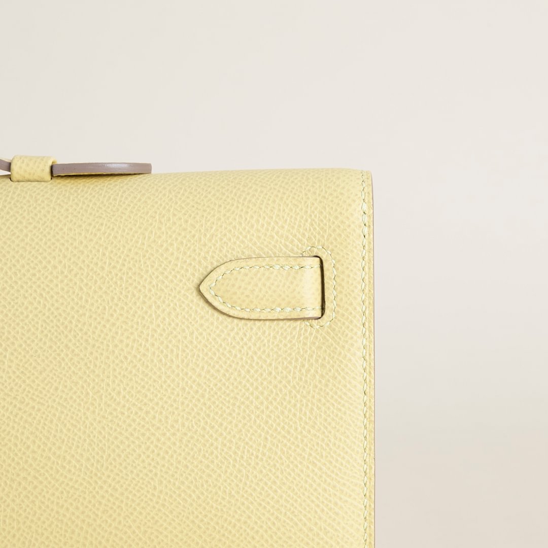 Kelly cut Epsom 1z Jaune poussin PHW