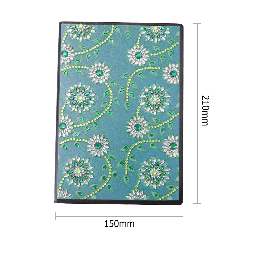 50 Pages A5 Flower Special Shape Drill Notebook 【No Strip】