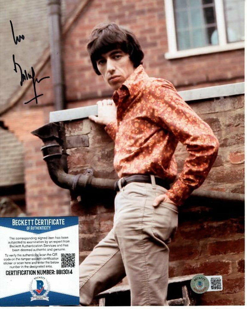 Bill wyman signed 8x10 Photo Poster painting beckett bas the rolling stones