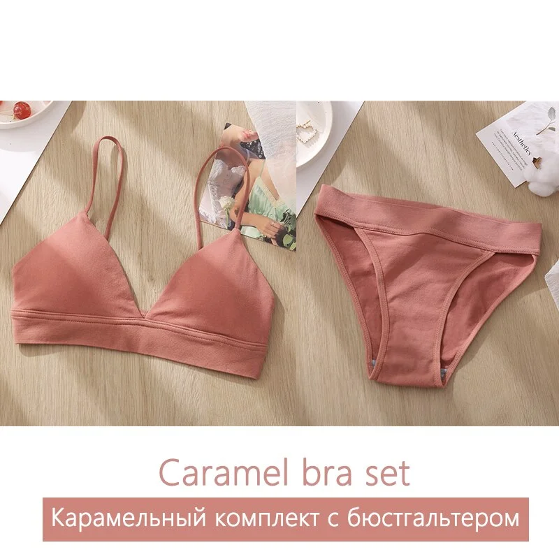 FINETOO Women Bra Panties Set Sports Bra Set Sexy High Waist Seamless Active Bra Women Lingerie Set Fitness Crop Top Underwear