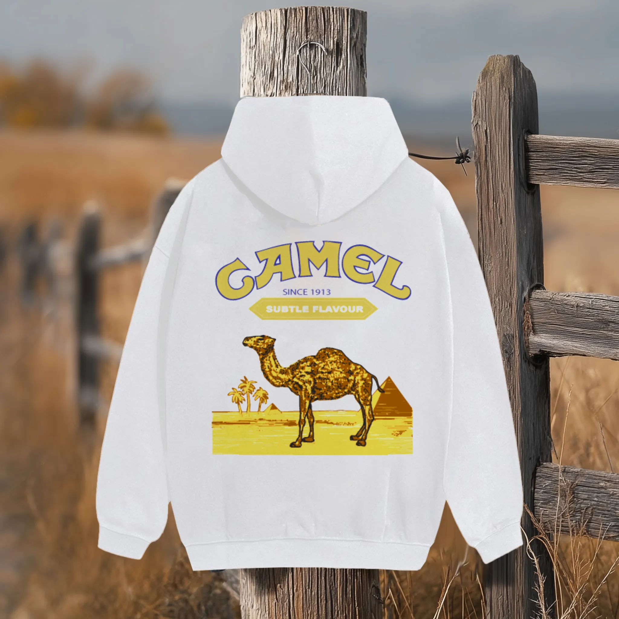 Stylish Vintage Desert Graphic Design Hoodie