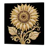 DIY Pearl Painting Sunflower for Home Wall Decor with Frame(30x30cm)