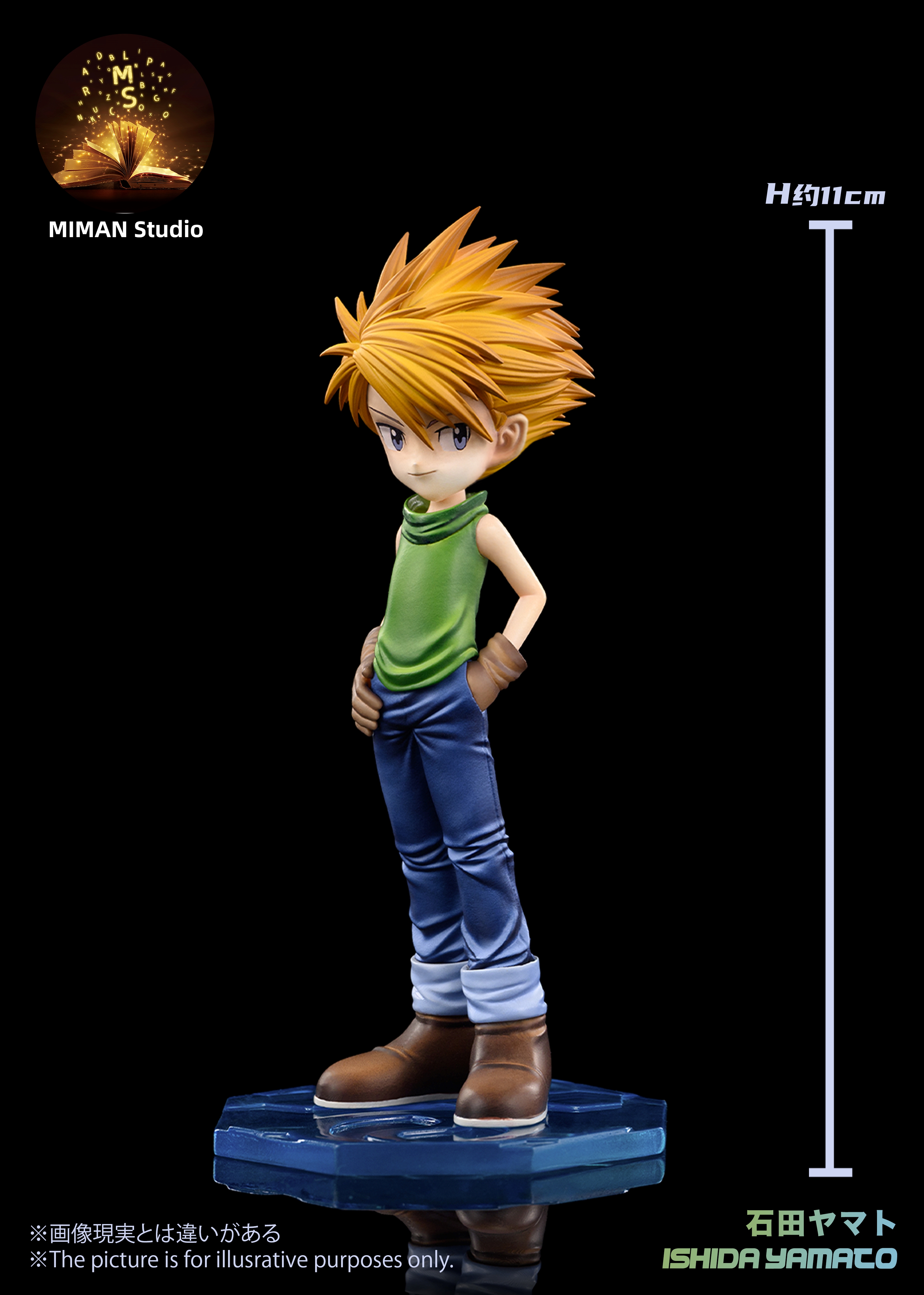 MIMAN Studio - Digimon - Megahouse Scale Matt Ishida & Gabumon  Resin Statue(GK)-