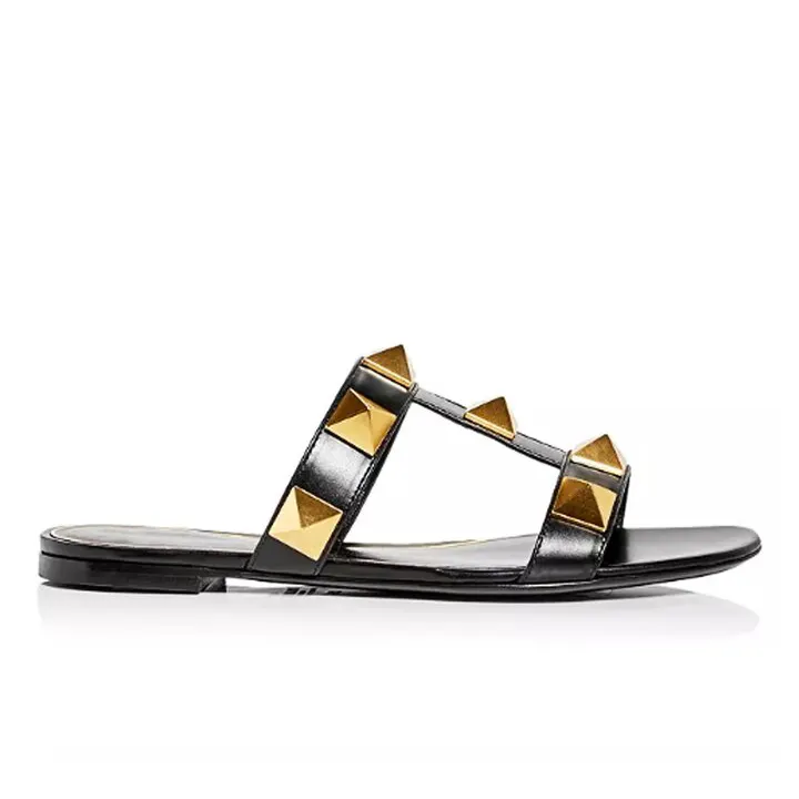 Women's Roman Stud Slide Sandals-vocosishoes
