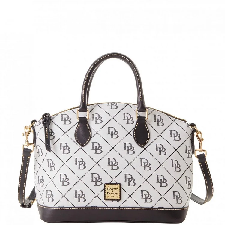 Maxi Quilt Darcy Satchel White Black