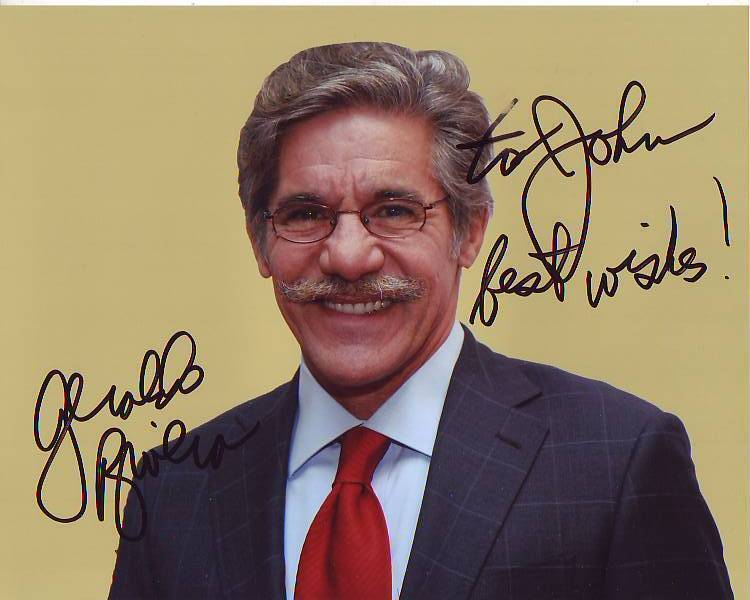 GERALDO RIVERA Autographed Signed Photo Poster paintinggraph - To John