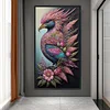 Diamond Painting -DIY Round Drill Flowers and Birds（40x70cm）