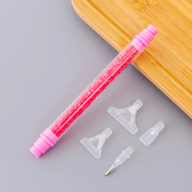 Crystal point drill set Point drill pen and diamond painting set pink suit