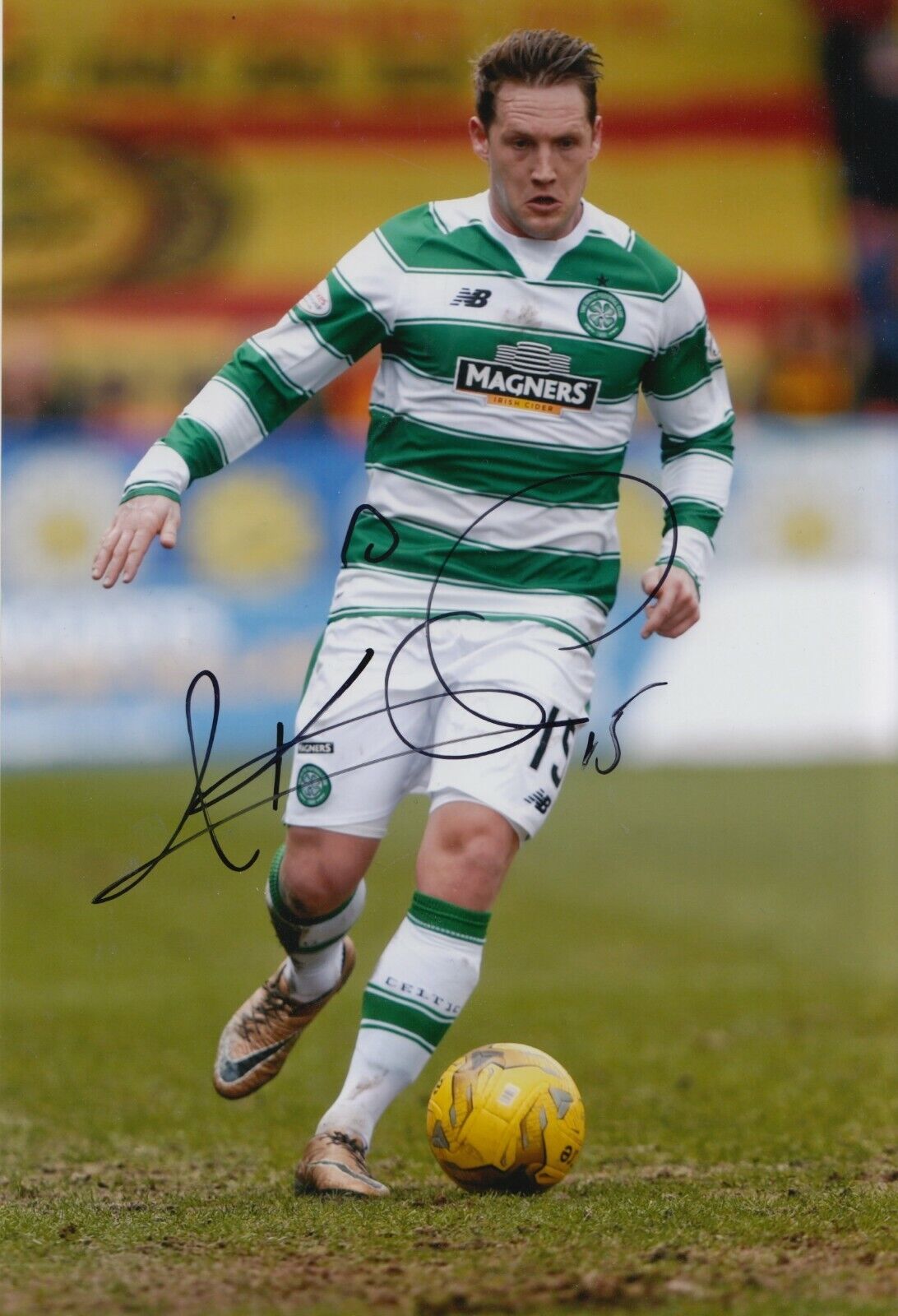 Kris Commons Hand Signed 12x8 Photo Poster painting - Celtic Football Autograph 1.