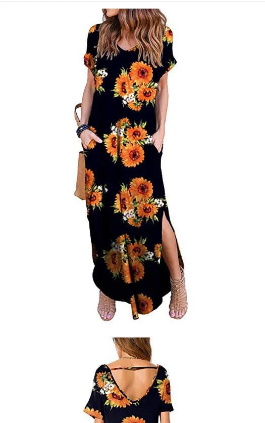 Uveng Plus Big Loose Other Cotton Pockets Color Size Dress