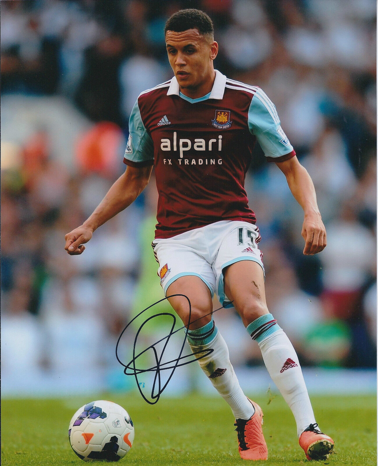 Ravel MORRISON SIGNED Autograph 10x8 Photo Poster painting AFTAL West Ham United Authentic