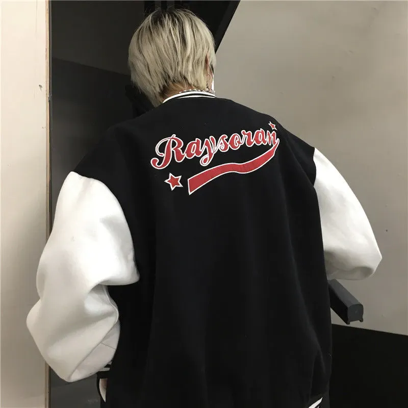 Churchf Autumn Letter R Men Women Couples Tops Harajuku Coat American ...