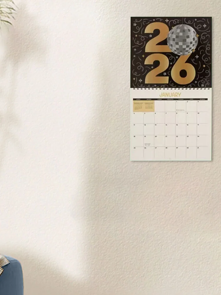 2026 Diamond Art Painting Calendar DIY Wall Calendar 12-Month Flip Wall Calendar