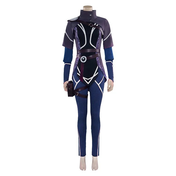 The Dragon Prince Rayla Jumpsuit Outfits Cosplay Costume Halloween Carnival Suit