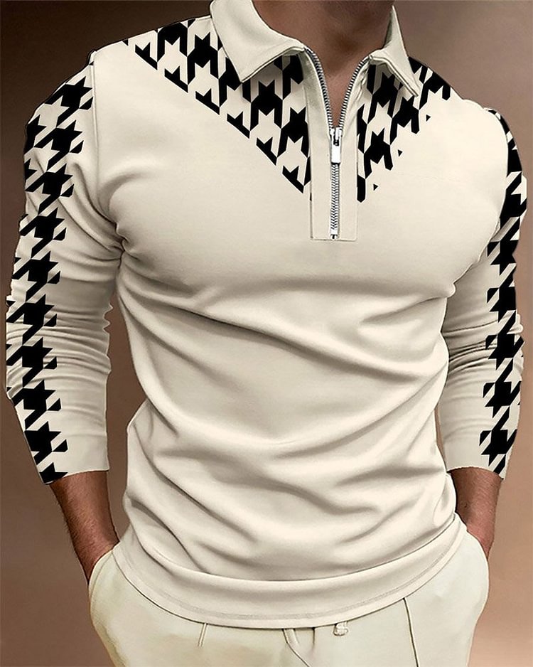 Men's  Lapel Polo Shirt
