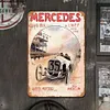 Mercedes - Panneaux en &eacute;tain m&eacute;tallique(20*30cm/30*40cm) - Garage