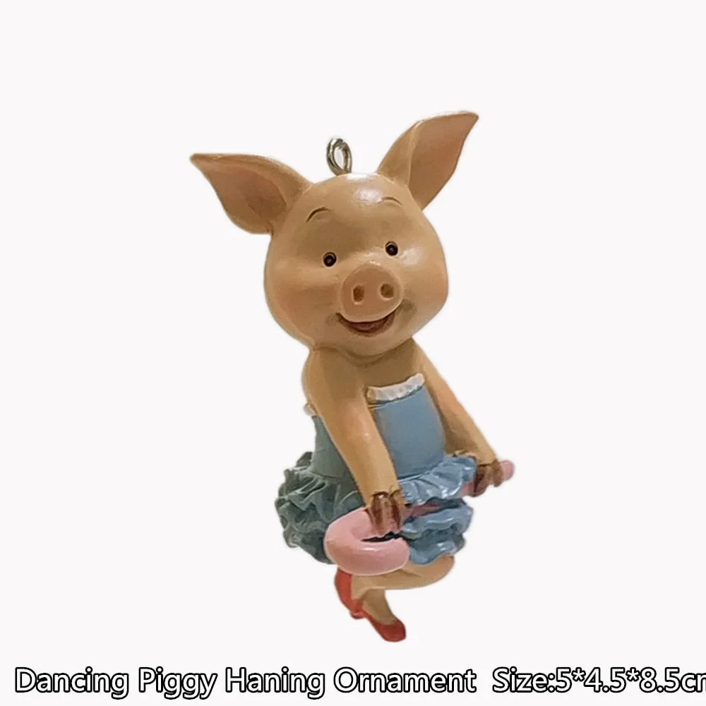 Everyday Collection New Year Cute Pig Figurine Miniature Fairy Garden Decoration hogar ornaments Home Desk Decor Gift