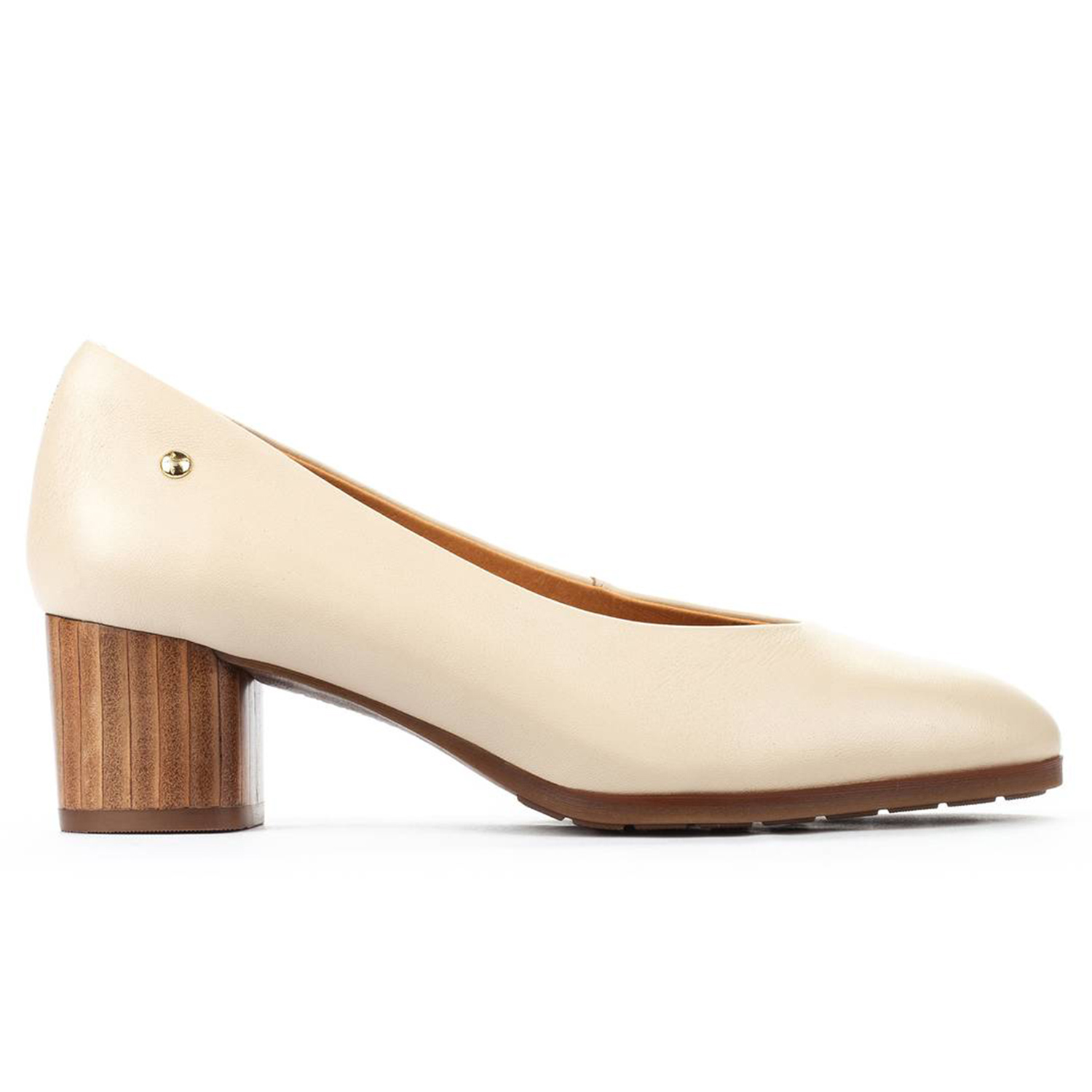 TAAFO Red Almond Toe Pumps Woman Rivets High Chunky Heels Office Dress Ladies Shoes 