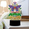 DIY Diamond Painting 7 Color Night Light Lamp Home Decoration Ornament Gift Kit(Butterfly)