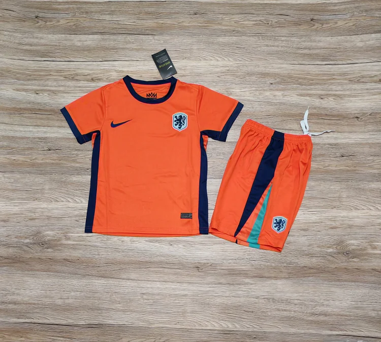 2024-25 Netherlands Home Shirt - Kids