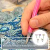 5PCS 2D Flat Animal Acrylic DIY Diamond Painting Shake Ornaments (Butterfly)
