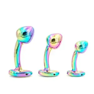 pornhint Pornhint Metal Anal Dildo Ring Prostate Massager Stainless Steel Butt Plug Sex Men