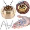 Outdoor Mini Alcohol Stove with Four-Corner Bracket Hiking Backpacking Cookware