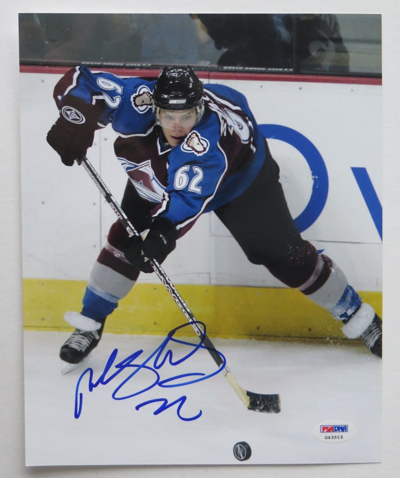 Peter Stastny Signed Colorado Avalanche Authentic 8x10 Photo Poster painting (PSA/DNA) #G43515