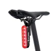 WEST BIKING Smart brake sensor taillight Mountain road bike night riding laser light Cycling safety warning light