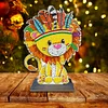 DIY Lion Diamond Painting Ornament Art Crafts