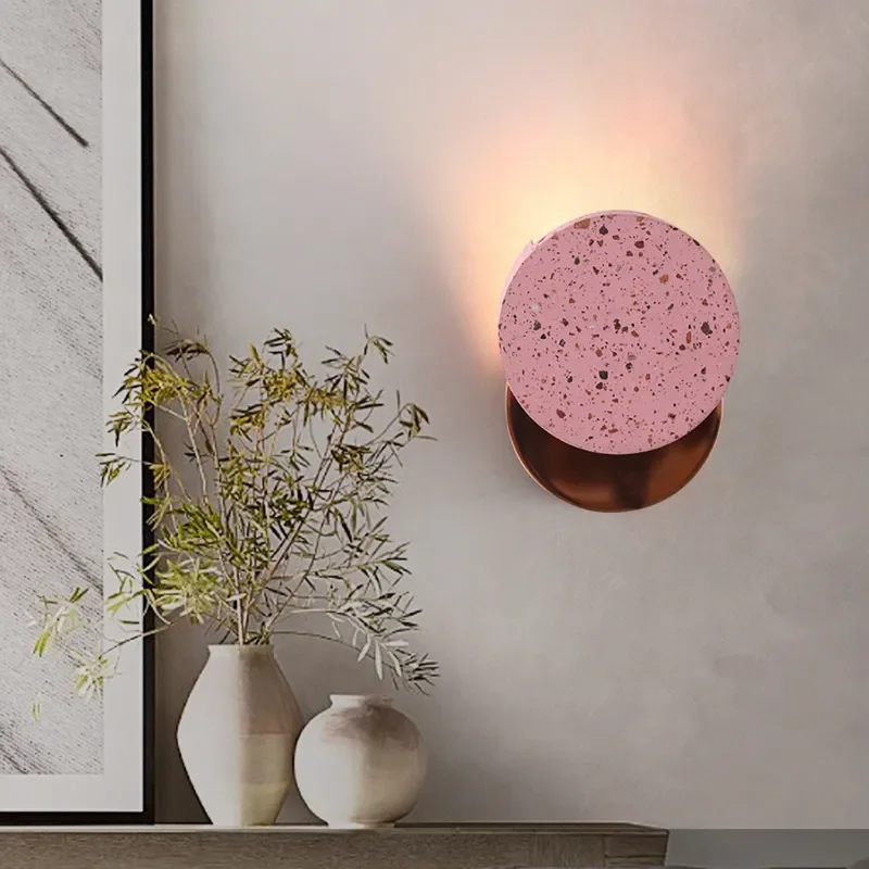 Modern Pink Terrazzo Sconce JOSENART Josenart