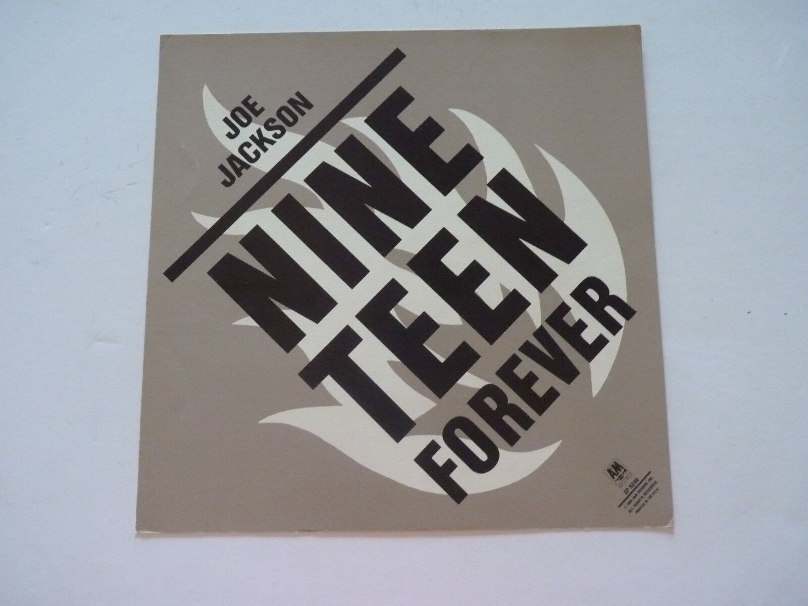 Joe Jackson Nine Teen Forever LP Record Photo Poster painting Flat 12x12 Poster