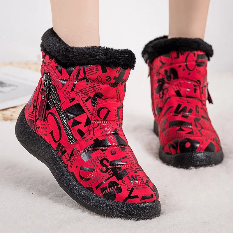 Winter Warm Women Boots Classic Snow Boots For Women New Winter Shoes Women Waterproof Fabric Ankle Botas Mujer Female Botines