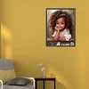 Diamond Painting -DIY Round Drill Big Eye Cute Girl