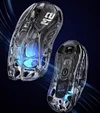 🏅🏅Gravity Planet Cocooning Mechanical Transparent Hollow E-sports Game Bluetooth Mouse Wireless Tri-mode