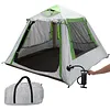 [US Local Warehouse] 4.0 Automatic Inflatable Camping Tent 300D Oxford Fabric Blow up Instant Setup Inflatable Tent UV Protection Waterproof Inflatable Cabin for Backyard & Picnic Use