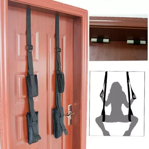 pornhint Pornhint brand new Swing Hanging Door Restraint Kit Binding Couple Sexy couple flirt Libido