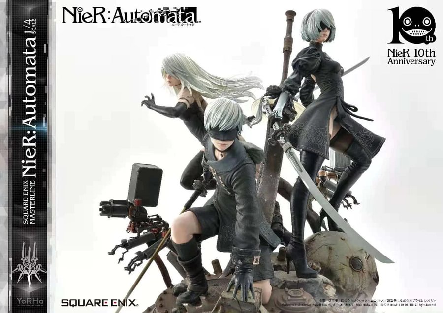 IN STOCK】Square Enix & Prime 1 Studio Nier Automata 2B, 9S and A2