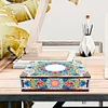 (US Local)Diamond Painting Storage Box DIY 5D Diamond Painting Jewelry Box for Women (B)