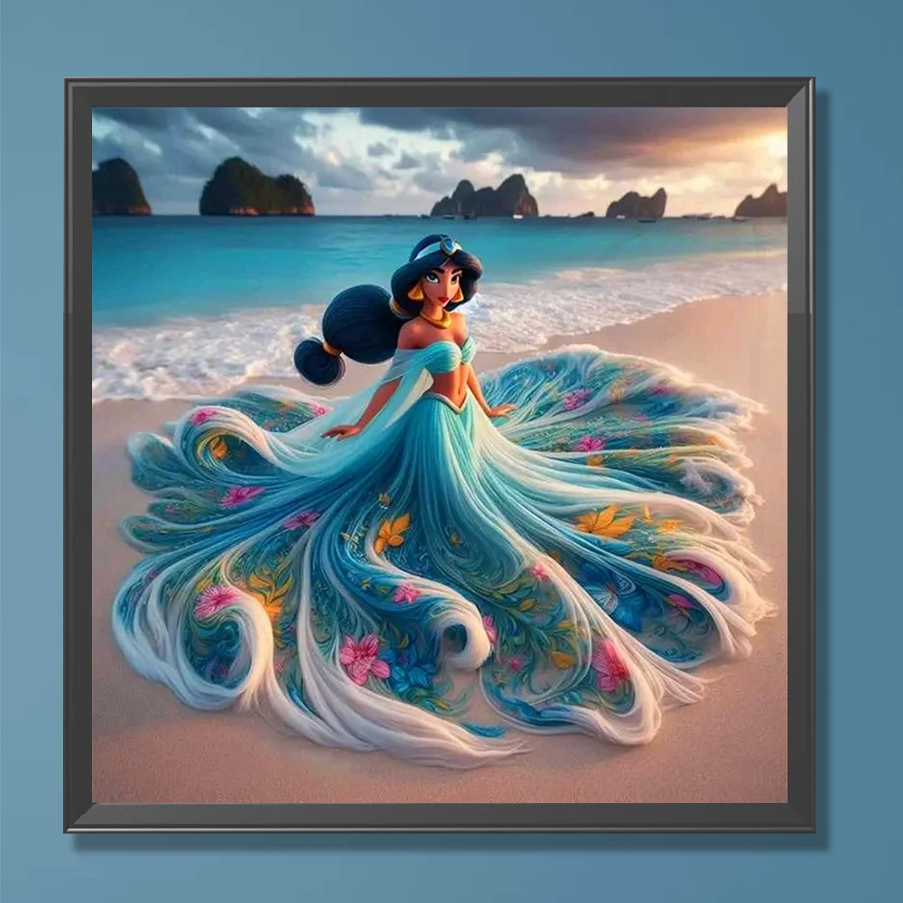 Diamond Painting - Full Round Drill - Princess Jasmine(Canvas|30*30cm)