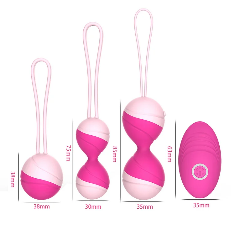 Kegel Ball Vibrator Remote Vaginal Grip Sex Toy